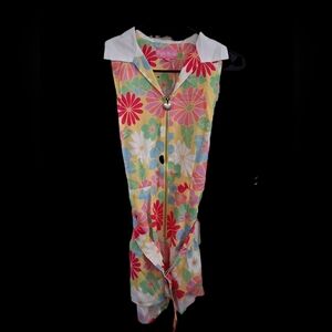 Sugar Trillz Groovy Happenings Floral Romper